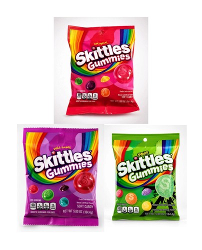 Skittles gummies soft candy - gummies,