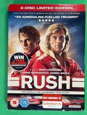 Rush, DVD cert 15 movie