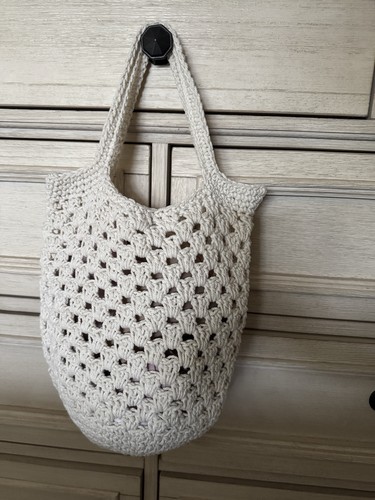 Hand crocheted macrame - hand, cord