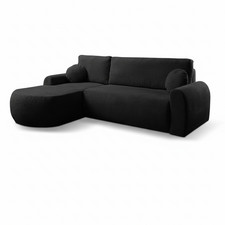 Sofa Bed Corner Left or Right Side Grey Black Beige  Jazz Free Delivery