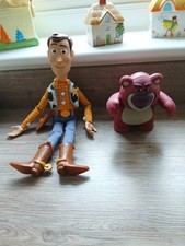 Talking Woody Rear Pull String & Front Button Lotso Hugging Spinning Face. Toys