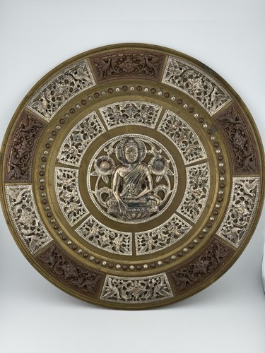 Large brass silver - large, plated
