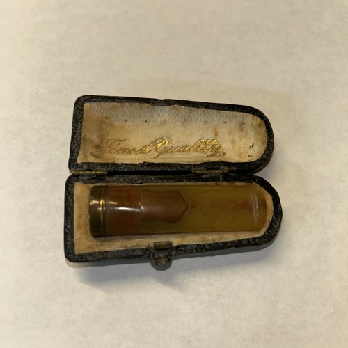 Vintage amber cigarette - amber,