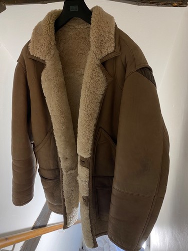 Vintage sheepskin coat - sheepskin,