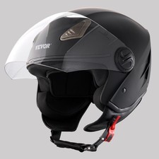 VEVOR 3/4-Face Motorcycle Helmet Front Motorbike Crash Helmet ECE 22.06 Approved