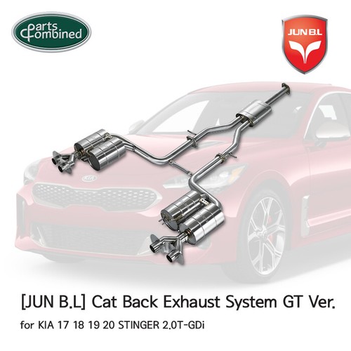 Jun cat back exhaust gt - b.l, cat-back