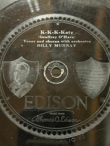 Billy murray edison 78rpm - billy,