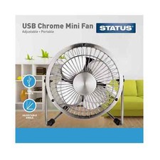 4" Portable USB Mini Desk Fan Small Quiet Personal Home Office Work Air Cooler
