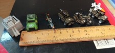 Micro Machine Army,M-37 ,Missile Truck ,BMW R75, Bronco & AH-1 Cobra. 1987-9