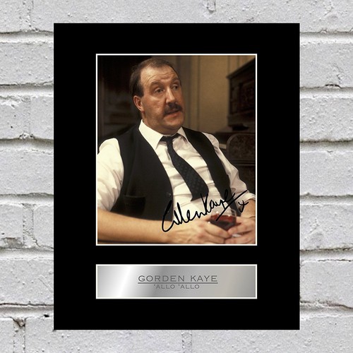 Gorden kaye signed - kaye, mounted