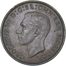 1950 Penny - George VI British