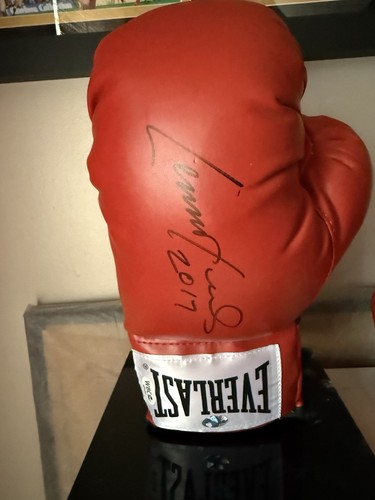 Lennox lewis signed glove - lewis, in