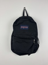 Jansport Black Backpack Rucksack Back to School Bag Great Condition