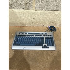 Advent 3701 Multimedia Keyboard Silver & Black Wired Ergonomic QWERTY Standard