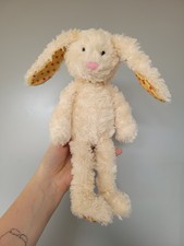 John Lewis (Jellycat Collaboration) Beanie Rabbit Spotty Soft Toy Plush Bunny