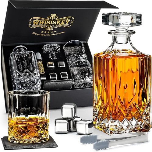 Whiskey decanter set - whiskey,