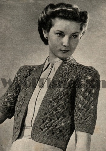 Knitting pattern vintage - pattern, 1930s