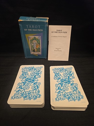 Vinatge tarot the old path - of,