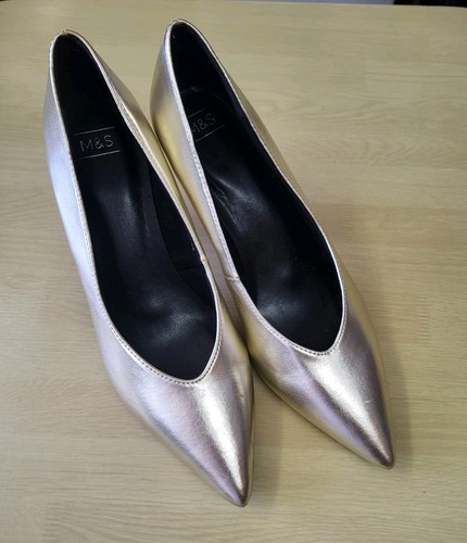 Ladies mate gold leather - gold,