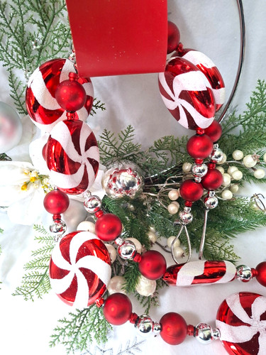 Candy cane sweets red - candy, white