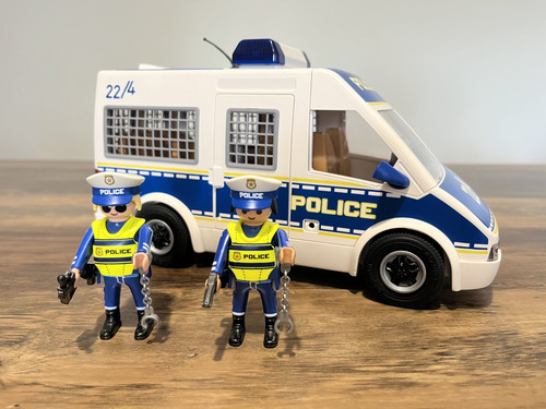 Playmobil police van city - police,