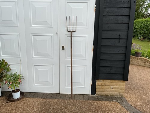 Vintage pitch fork - vintage, prong