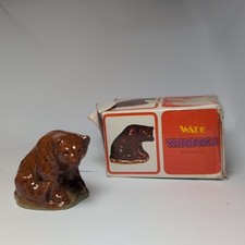 Wade WHOPPA BROWN BEAR Boxed 1970s Vintage boxed