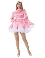 Sissy Maid High Neck Lockable