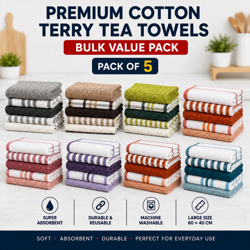 Pack terry kitchen tea - pack,