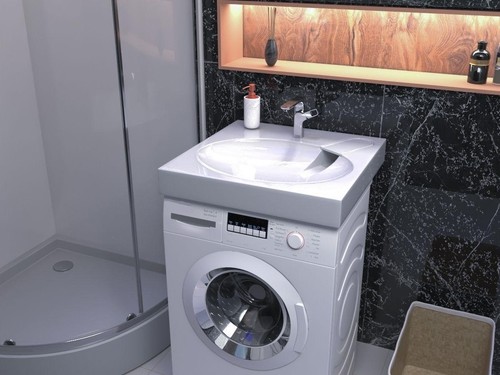 Sink over washing machine - washing,