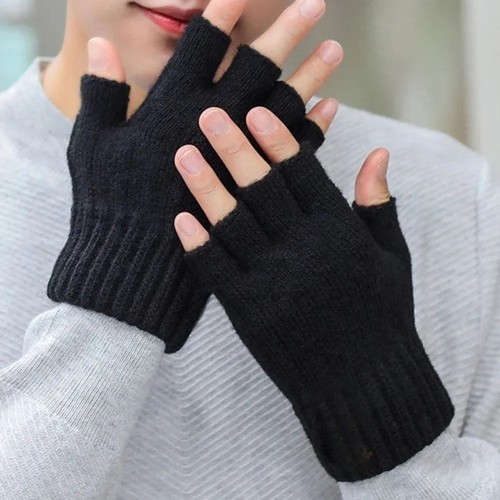 Thermal fingerless gloves - fingerless,
