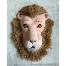 Vintage paper mache Lion head
