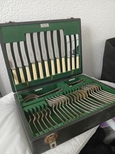   Vintage Walker & Hall  38 Piece  Cutlery  Set