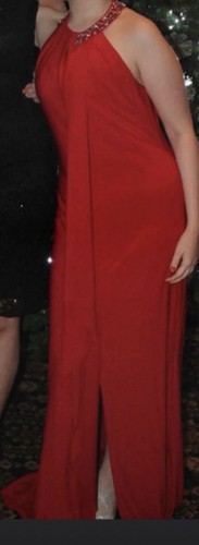 Xscape size maxi red halter - xscape,