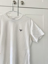 Barbour White T-Shirt Classic Fit Great Price Size Large