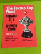 Norwich V Ipswich Texaco Cup