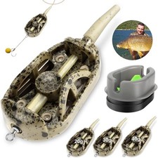 Fishing Inline Method Feeders 20g-40g For Pellet Ground Bait Coarse Carp Tackle#