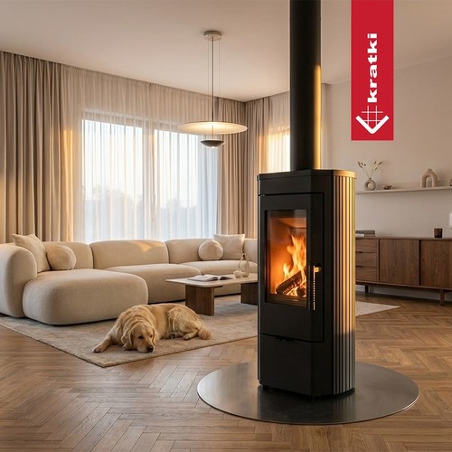 Log burner wood logs - log, burning