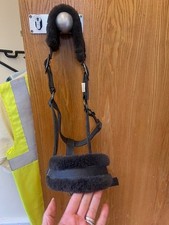 HKM Sports grey head collar cob size [AC]VC2738