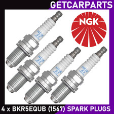 NGK BKR5EQUB Spark Plugs x 4