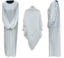 3 Pieces Women Layers Chiffon