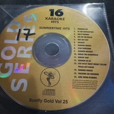 Karaoke cdg discs used SFGD-25 (Sunfly Gold)