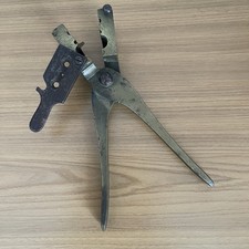 Vintage Dual Cavity Brass Bullet Mould - Musket - Black Powder - 3 Ring & Round