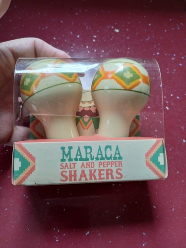 Vtg 80s ceramic maraca - vtg,