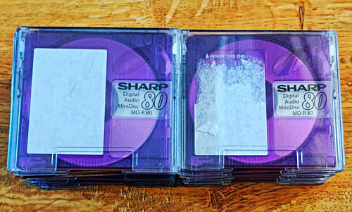 15x sharp 80 minidisc - sharp,