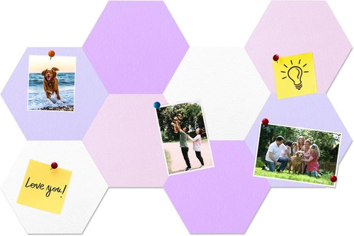 Pcs hexagon felt cork - pcs,