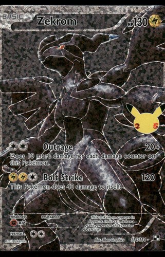 Pokemon cards zekrom 114 - pokemon, 114/114