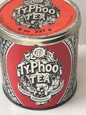 Vintage Ty.Phoo Tea Caddy Tin. Cadbury Typhoo 8oz 227g Empty