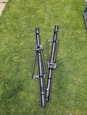 Roof Rack Bike Carrier Lightweight Easy Installation Black Universal Fit 2 PCS