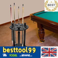 9 Holes Wooden Pool Cue Rack